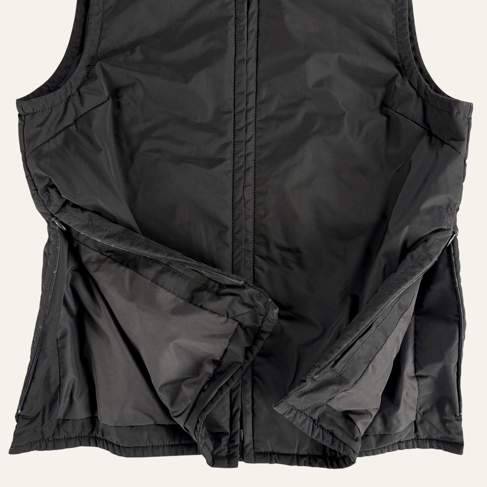 COS Padded Gilet Black Insulated Vest Side Zip Vents Women's US 6 - Picture 6 of 10